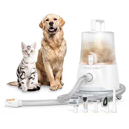 eufy by Anker N930 Pet Grooming Kit with Vacuum, 5-in-1, Strong Suction,...